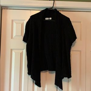 Black sweater jacket